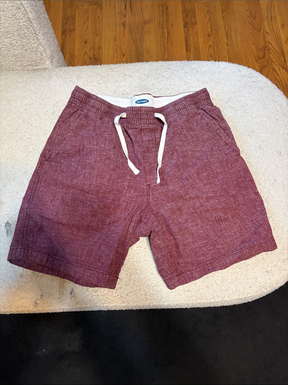 Old Navy Maroon Drawstring Knit Shorts